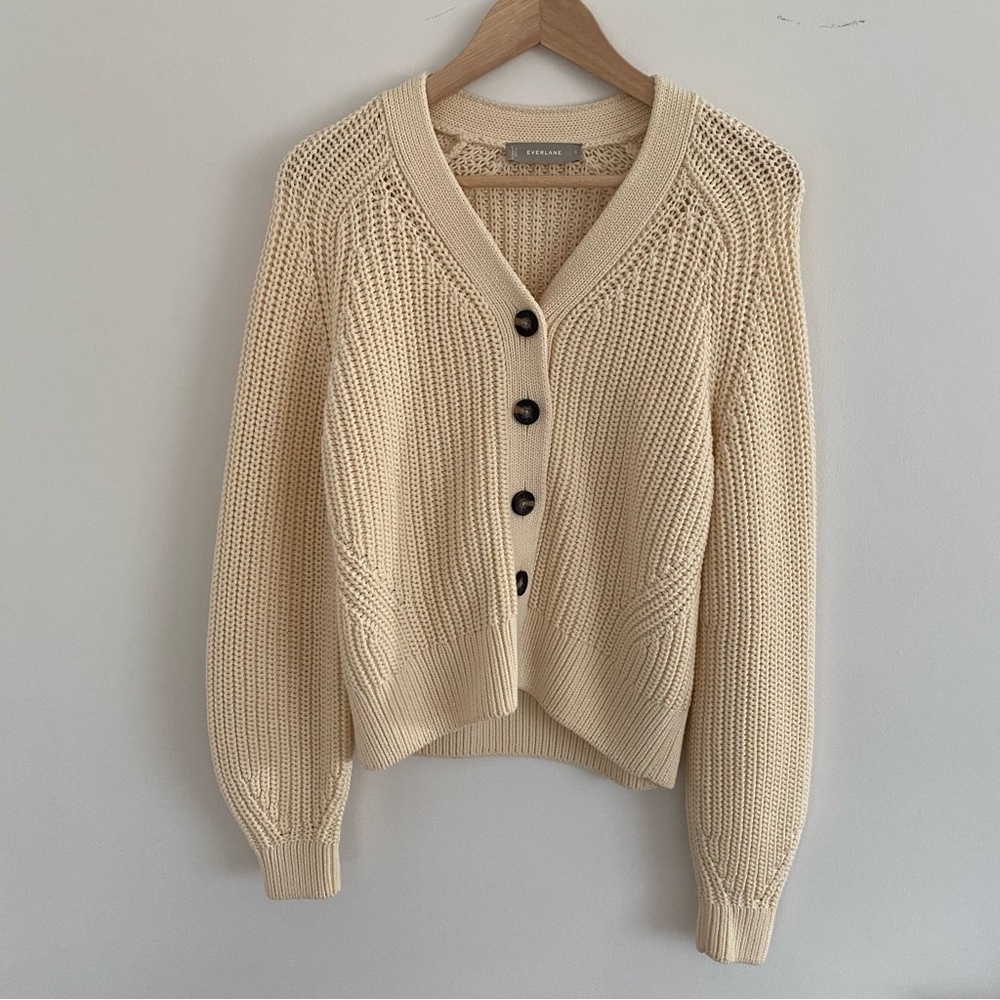 Everlane The Textured Cotton cardigan